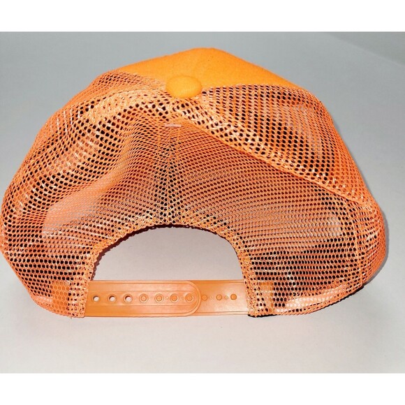 Edtrek High Performance Trucker Hat Cap Mesh Hunting High Visibility Orange - Picture 4 of 7